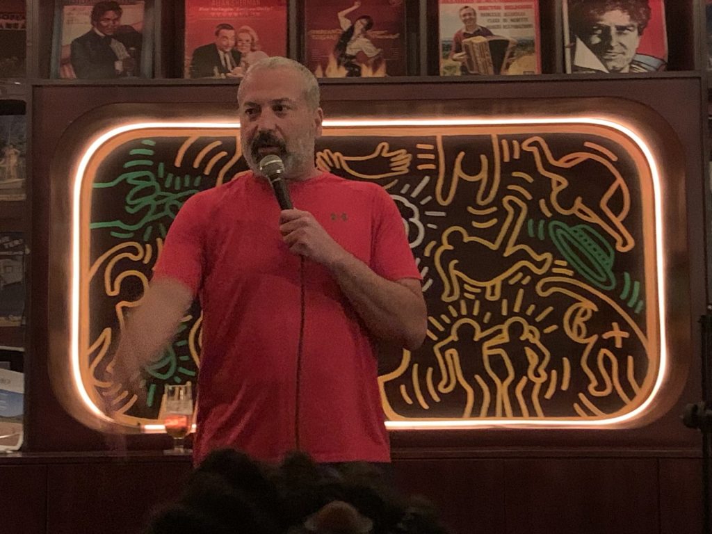 Stand-up comedy at The Return of Ahmed Ahmed!, an Asia Out Loud show at Le Cafe des Stagiaires, Saigon