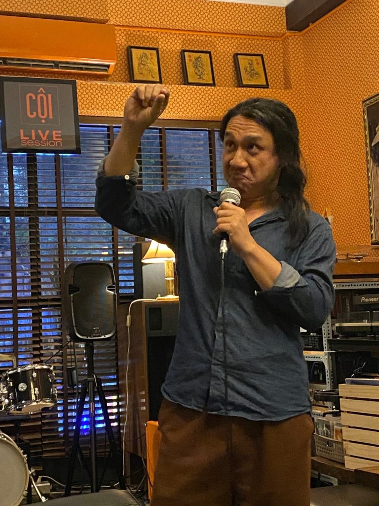 Stand-up comedy at The DMZ Comedy Show, an Asia Out Loud show at CỘI Saigon
