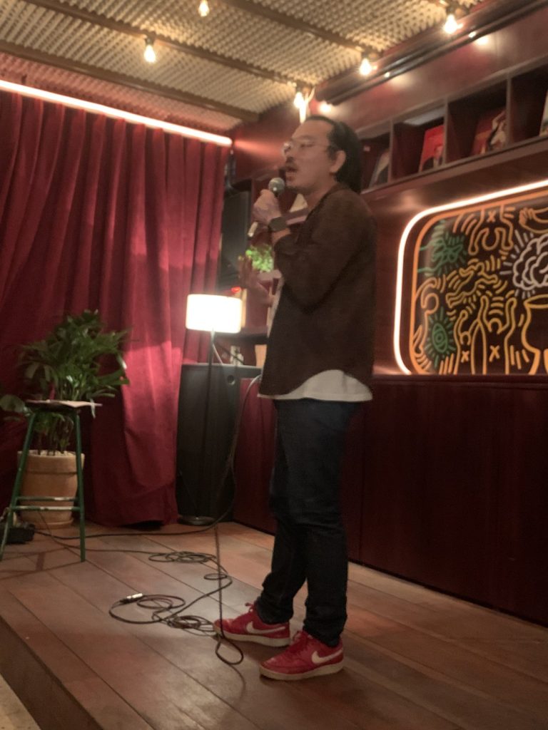Stand-up comedy at The Return of Ahmed Ahmed!, an Asia Out Loud show at Le Cafe des Stagiaires, Saigon, photo 4